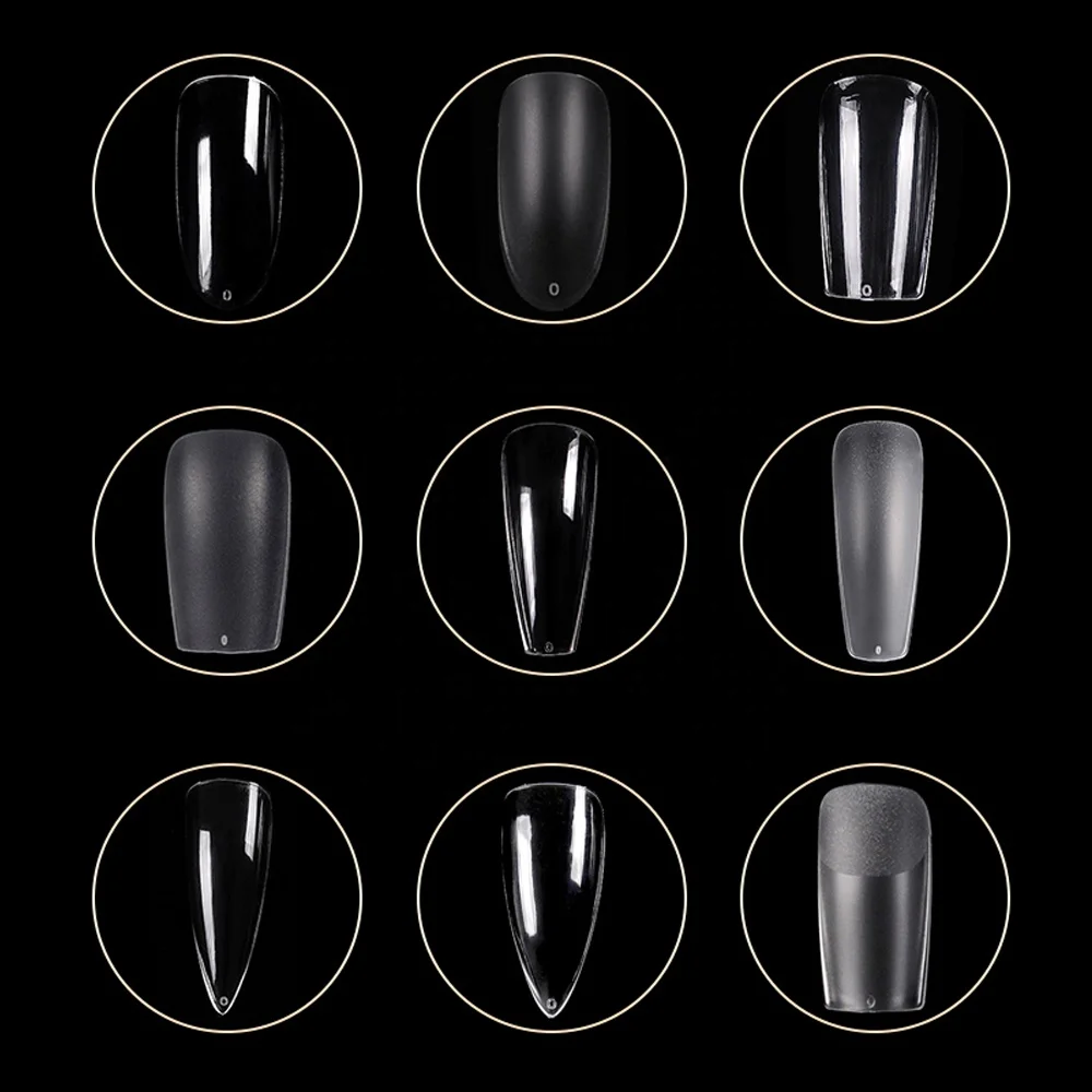 

High quality multi specification clear false nail tips nail extension