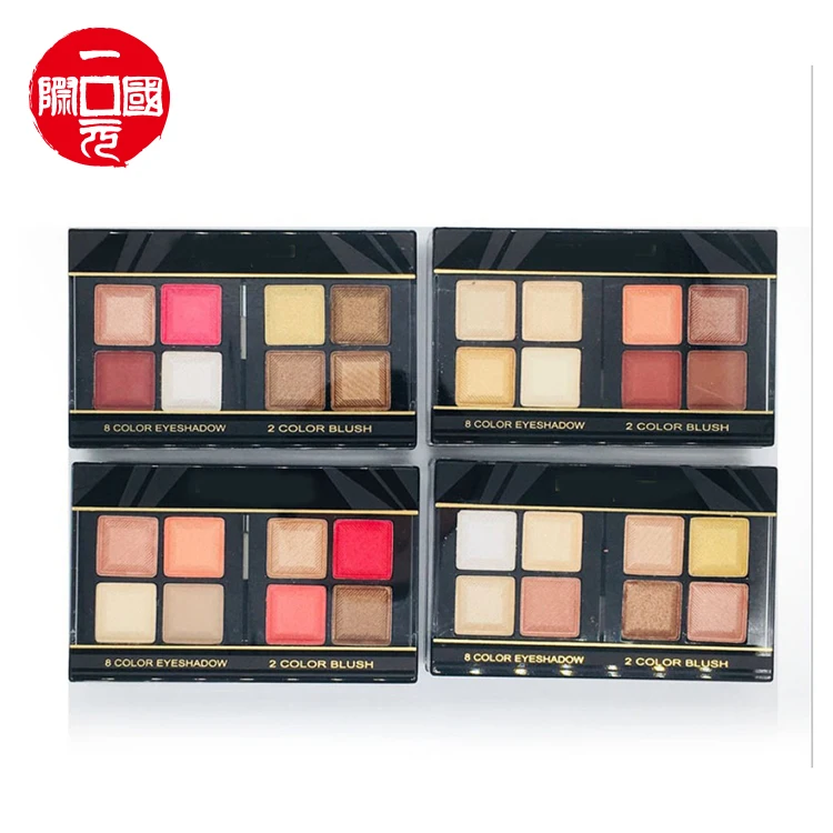 

2021 wholesale high quality factory price 8 color waterproof beautiful organic palette makeup glitter eye shadow Cosmetics