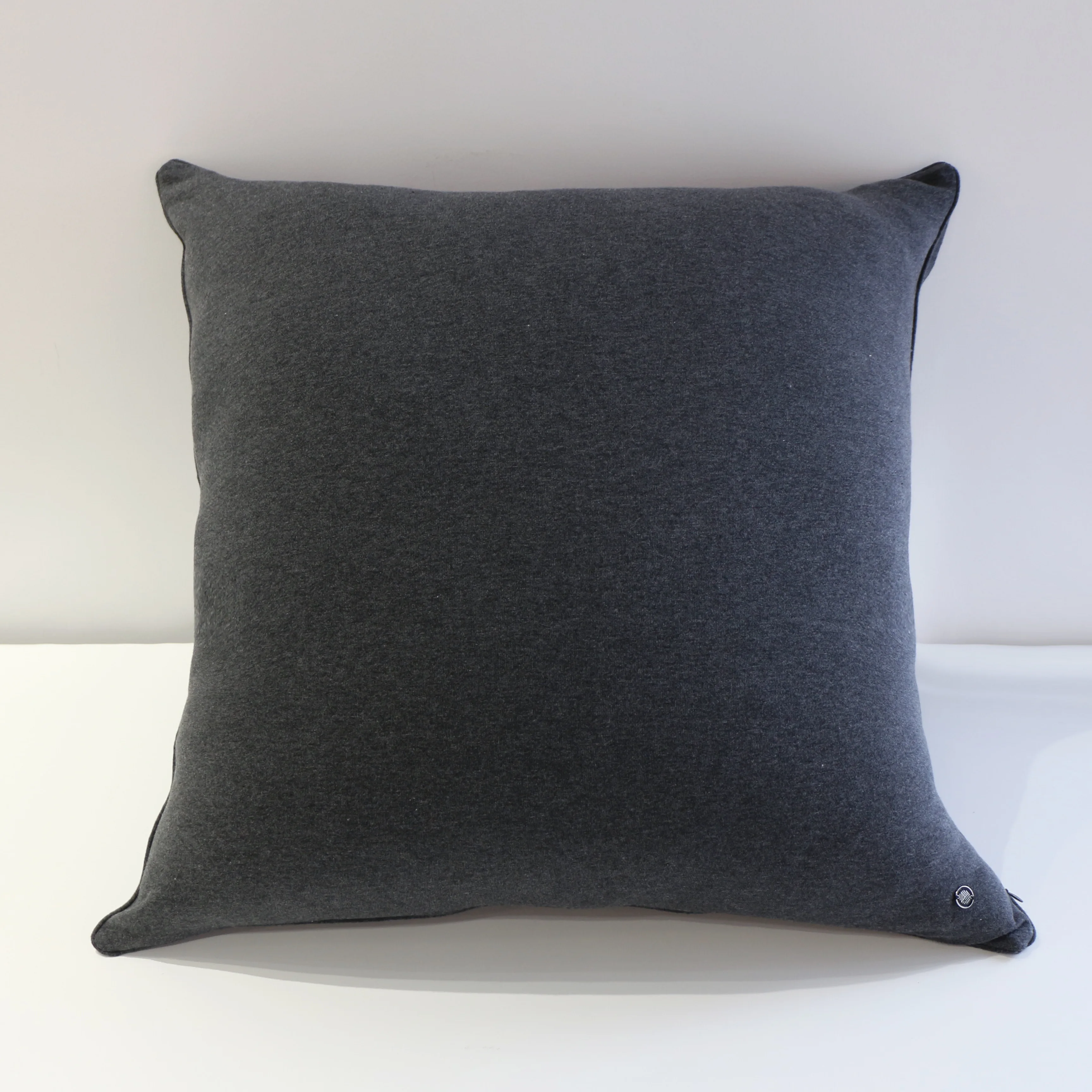 30% off Extremely Soft 65x65 cm 100% Cotton Jersey Fleece Charcoal Color European Pillowcase Sofa Bed Cushion