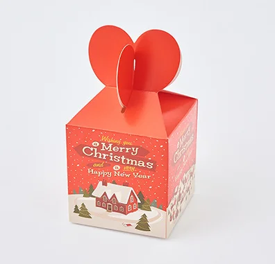 

Portable Folding Gift Paper Boxes Packaging Wholesale Candy Xmas Christmas Gift Paper Boxes for Xmas Christmas Party