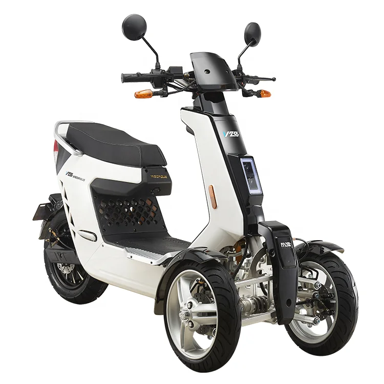 

Top Electric Moped Pedal Supplier 3 Wheel Electric Sports Scooters e Motorcycle Big Motor 2000w Racing Motorcycles Drift Scooter, Black