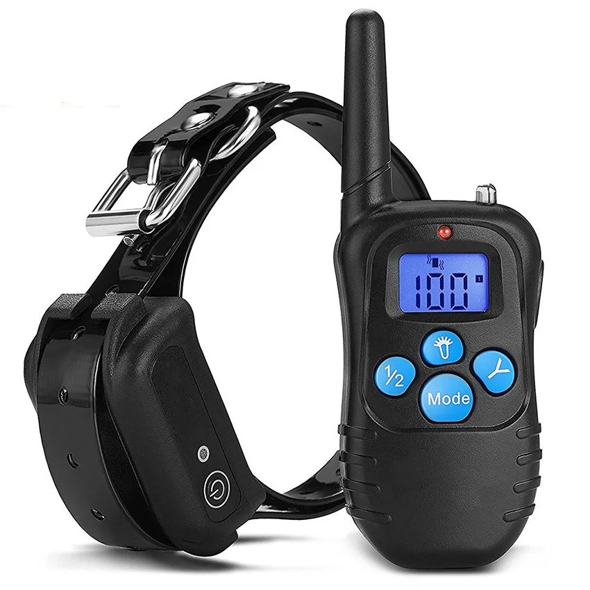 

300 Yards Rechargeable Waterproof Vibration Collar New Remote Control Dog Training Device Pet Training Supplies
