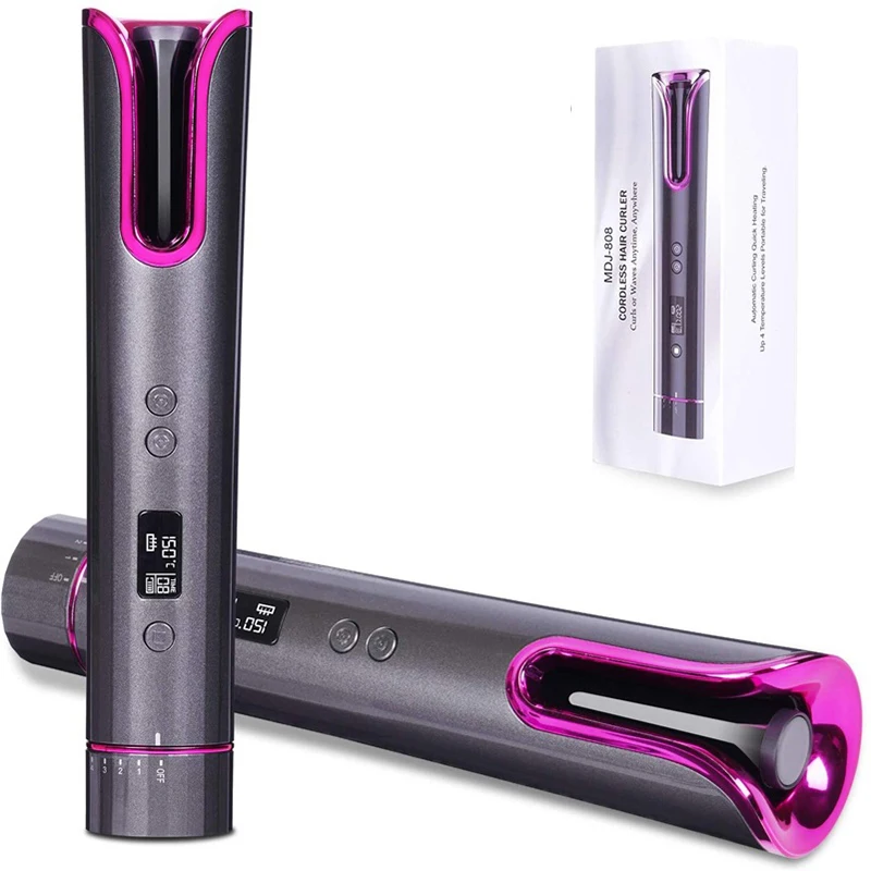 

Cordless Automatic Hair Curler Iron Curling Wand 360