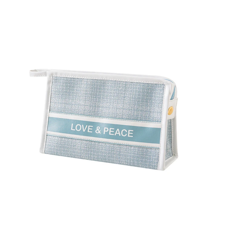 

Wholesale Portable toiletries storage bag fashion travel polyester cosmetic makeup bag