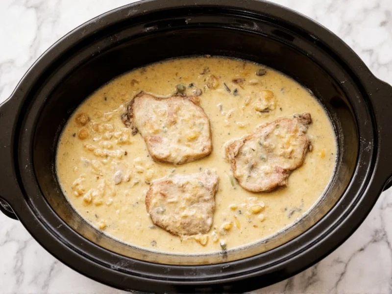 Crock Pot Pork Chops with Creamy Mushroom Soup Recipe
