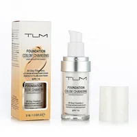 

TLM brand SPF 15 Color Changing Liquid Foundation Oil-control Concealer Cream Hydrating Long Lasting Makeup Foundation