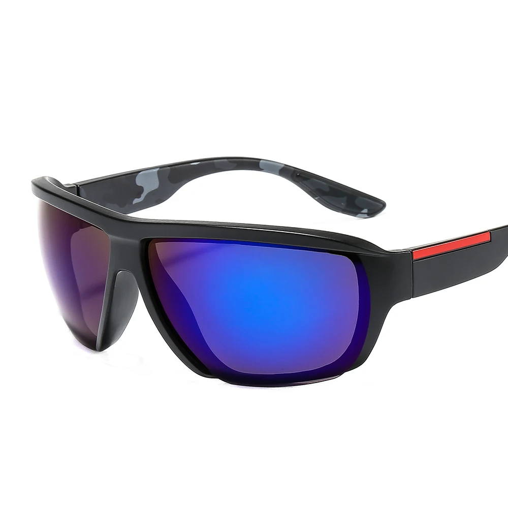 

Classic Sports Men Glasses Shades Fashion Square Outdoor Shade Sunglasses Polarized Custom Logo Sports Sunglasses 2021