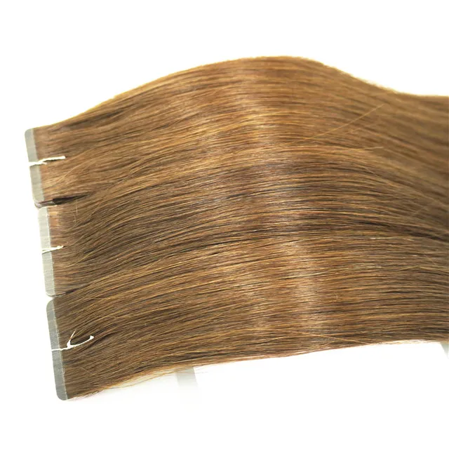 

Hot Sale New Product Shining Color 100% Human Hair Invisible PU Tape Hair