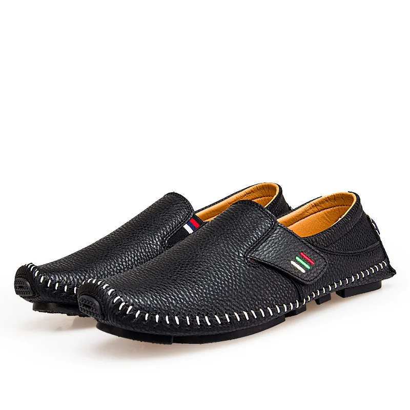 

Latest design business casual shoes slip on mens loafers leather, 3 colors