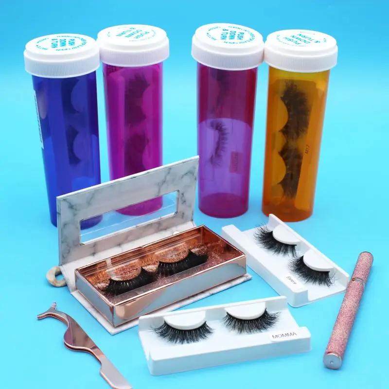 

Vendor Boxes 3d custom logo 25mm extensions eyelash mink 25 mm thck, Natural black