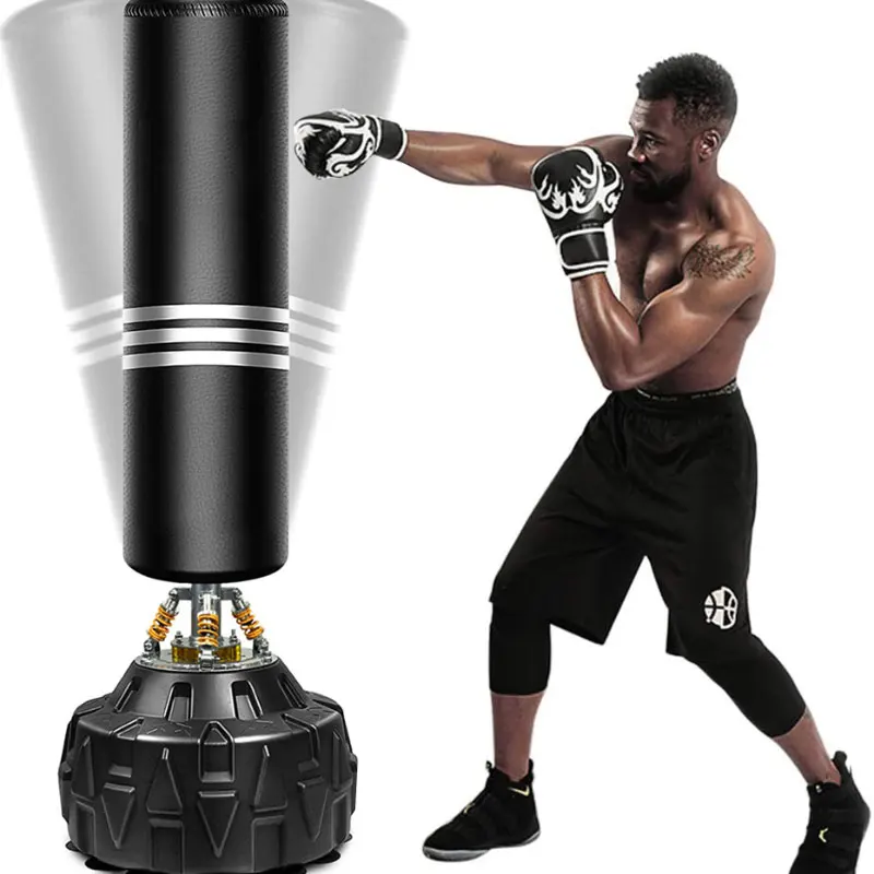 

Inflatable Stress Boxing Training bag Tower Bag Boxing Standing Tumbler Muay Training Pressure Relief Bounce Back Sandbag, 1 color