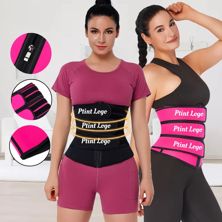 

Waist Trainers With Logo Private Label Women Shaper Slimming Belt Waist Trimmer Waist Trainers For Ladies Slimming Belts