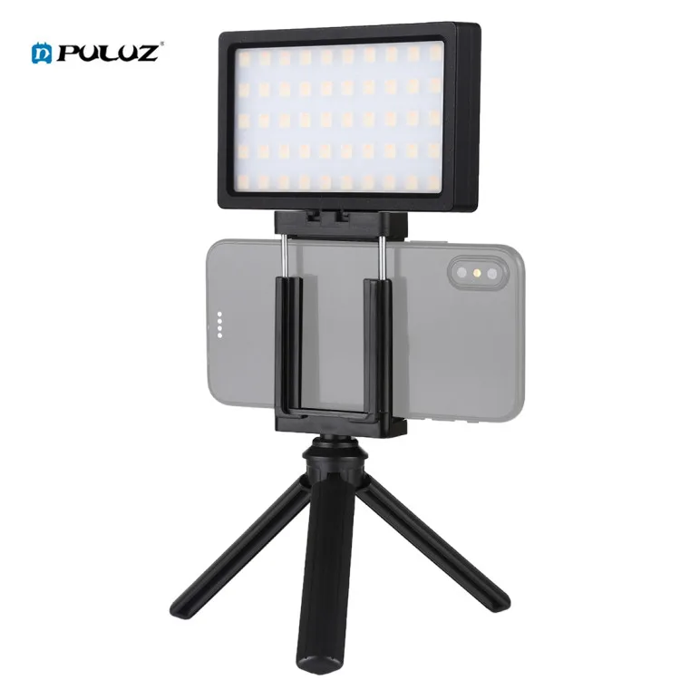 

New PULUZ 100 LED 800LM RGB Full Color Dimmable LED Color Photography Fill Light On Camera For DSLR Cameras Smartphones, 9 types