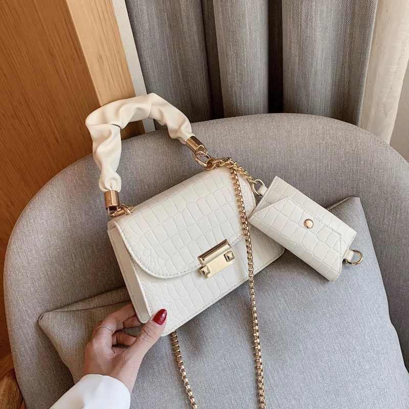 

2021 ins ladies hand bag set for girls and ladies bags handbag set chanelle purse handbag luxury ladies