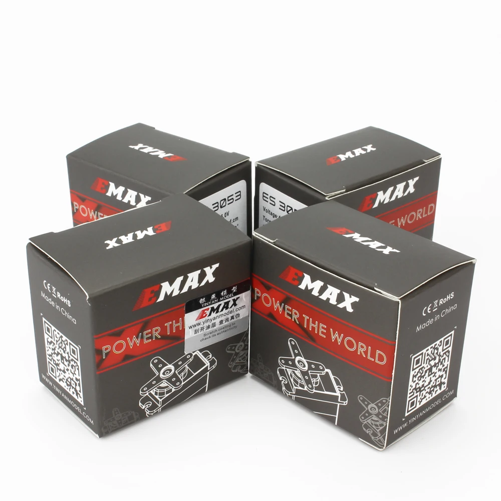 
EMAX ES3004 17g 3.5g 0.13sec 23T Metal Gear Analog Servo For RC Airplane (ES3104 Upgraded Version) for Arduino stem 