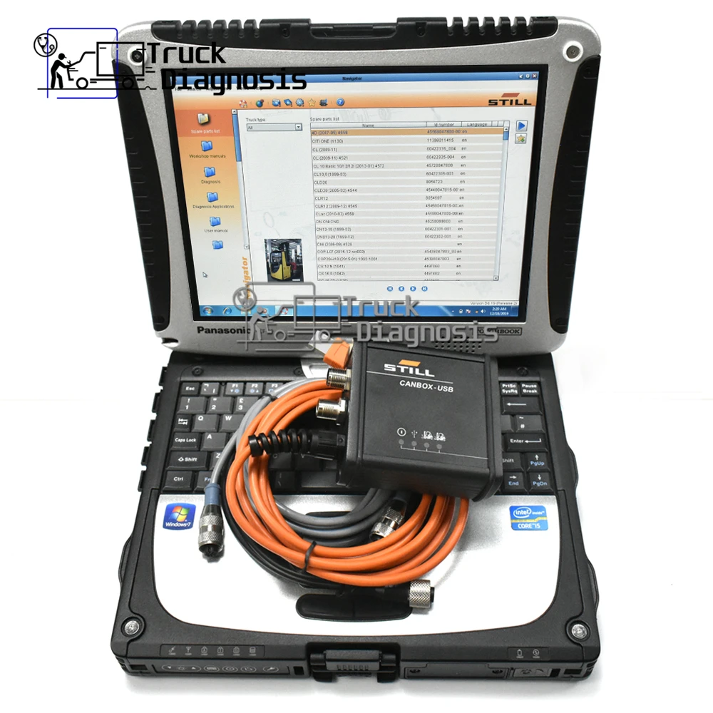 Forklift Diagnostic Tool For Still Canbox 50983605400 Interface Still ...