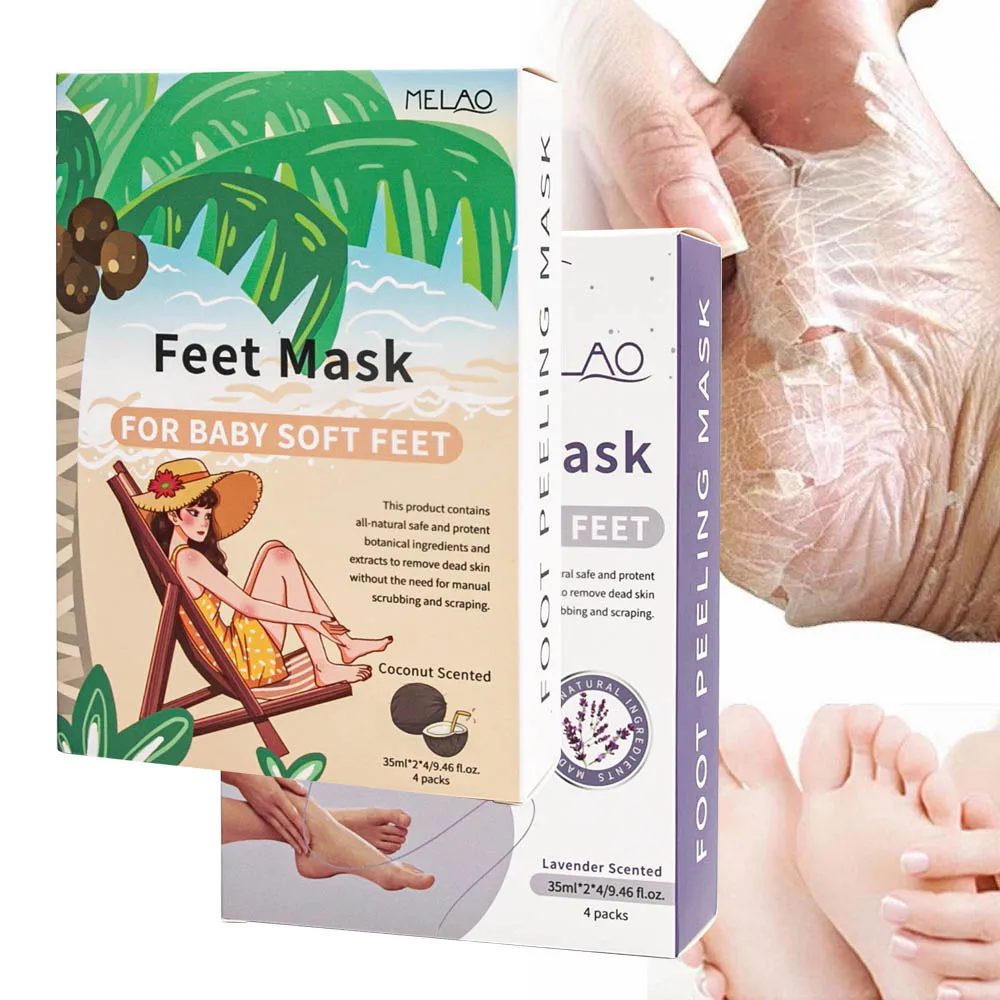 

Private label feet exfoliator skin care peel off moisturizing exfoliation footmask exfoliating natural organic foot peeling mask