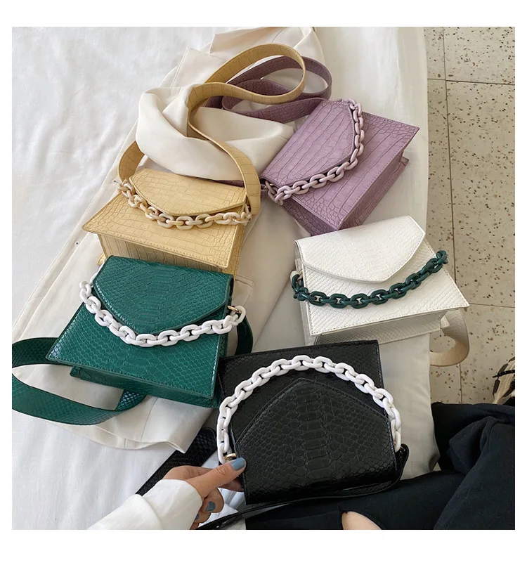 

Small bag handbags for girls guangzhou wholesales custom women hand bags sling square pu leather tote crossbody purse ladies, 5 colors