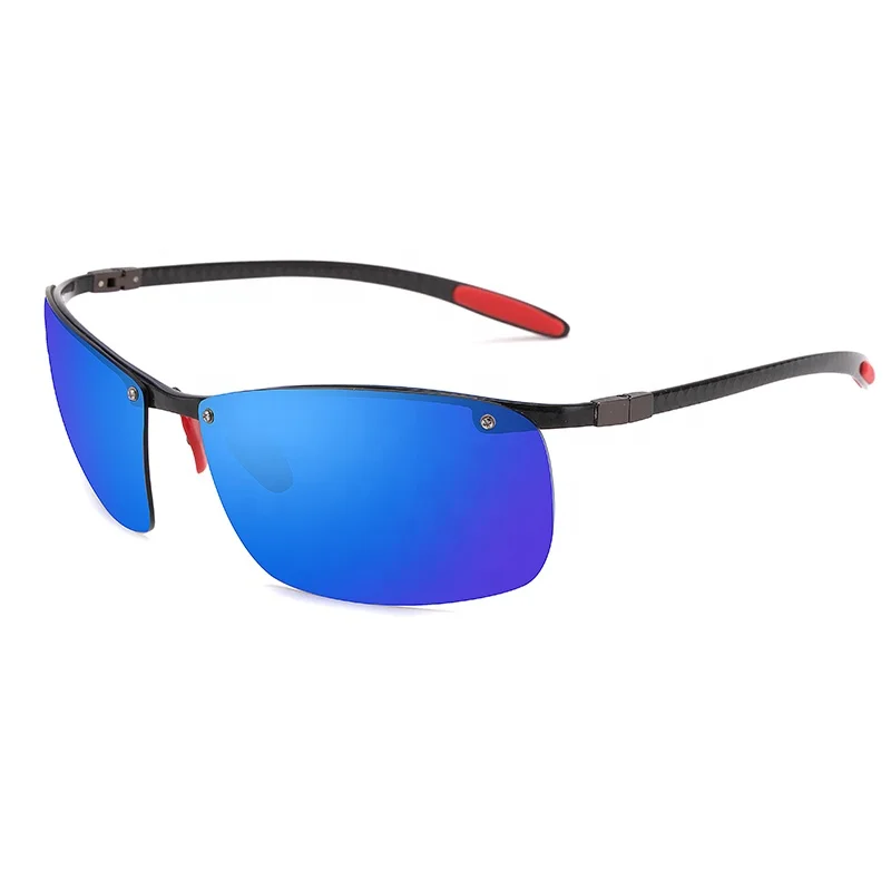 

Road bike framless glasses sunglasses carbon fiber frame with adjustable nose pads