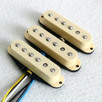 

60's Vintage sound One Set Donlis DS53 ST Electric Guitar Pickups wound with alnico 5 magent rods on flatwork