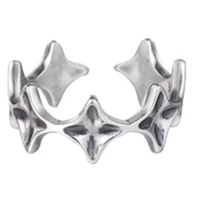 

New Arrival Ring Jewelry 925 Sterling Silver Resto Star Shape Adjustable Ring