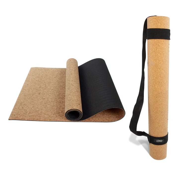 

BOHANSON wholesale private label custom design thick eco friendly natural cork yoga mat