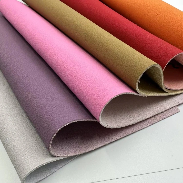 Free Sample Microfiber Synthetic PU Vinyl Leather Material for Bag and Shoes