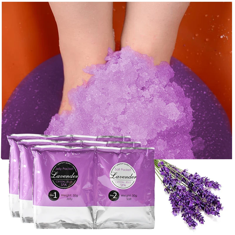 

Wholesale Pedicure Lavender Soak Foot Salt + Jelly