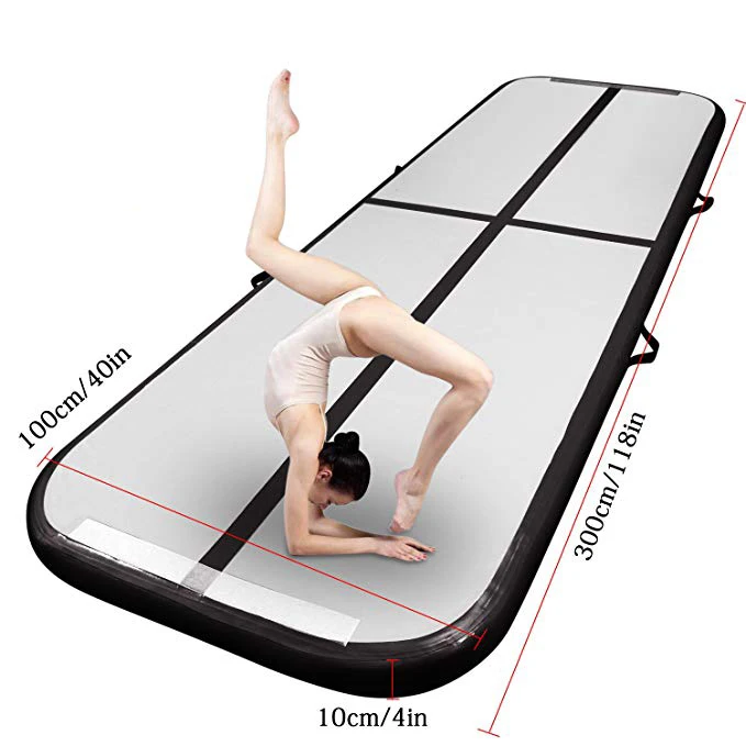 

Free logo printing 6.5ft gymnastics air track inflatable cheap inflatable air gym mat