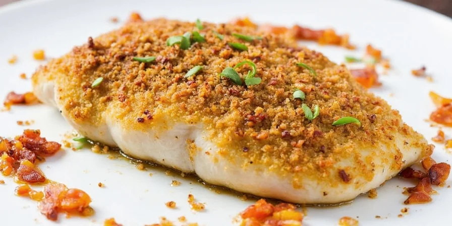 Close-up of freshly seasoned tilapia before baking