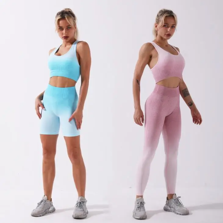 

Yoga Pant Legging Tie Dye Custom Logo Workout Clothing Athletic Seamless Gym Set For Women Fitness Clothing