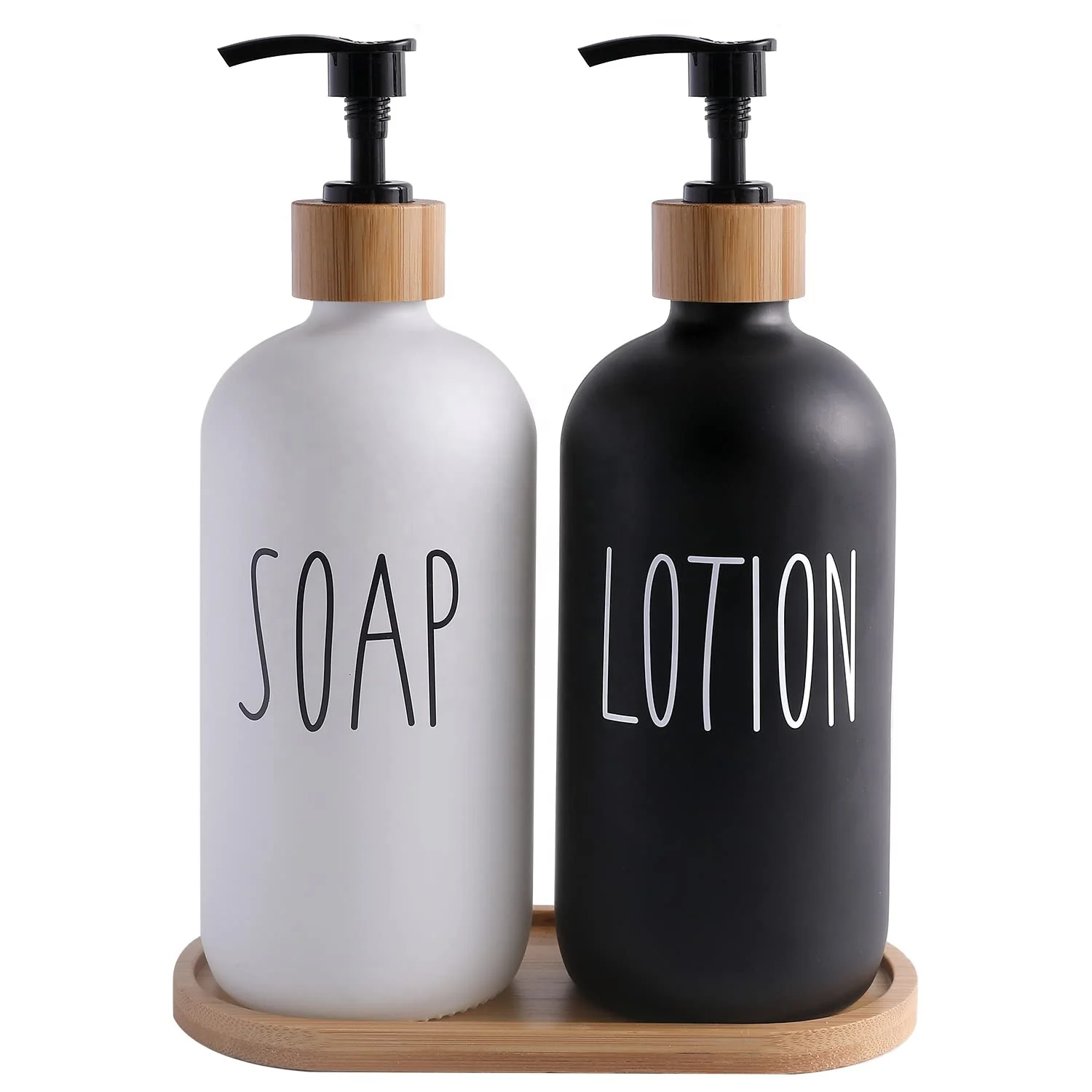 

Soap Dispenser Wall Mounted Soap and Lotion Dispenser Set Suitable Bathroom Accessories Decor