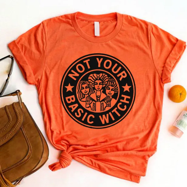

Halloween is not your basic witch short-sleeved T-shirt