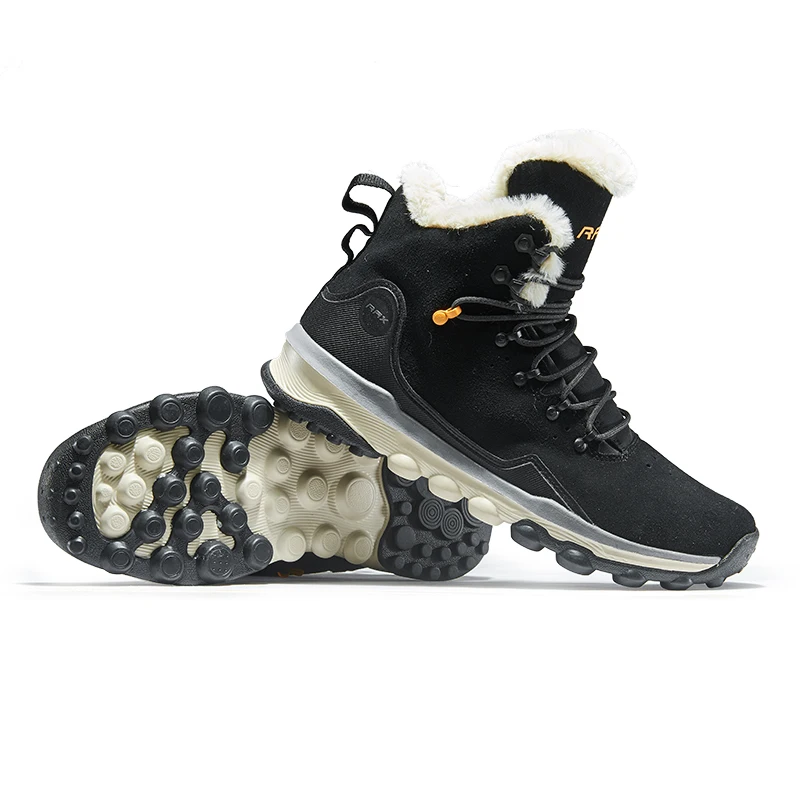
RAX Men Hiking Shoes Snow Boots Backpacking Antiskid Winter Warm Boots Outdoor Walking Shoes 