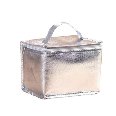 

Bento bag thickened aluminum foil bag outdoor picnic large capacity thermal lunch bag, Tin foil