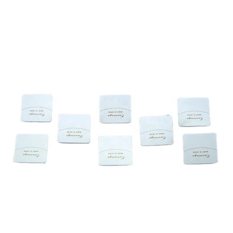 

Wholesale Custom Golden Stamping Logo Print White PVC Earring Card , Jewelry Display Card