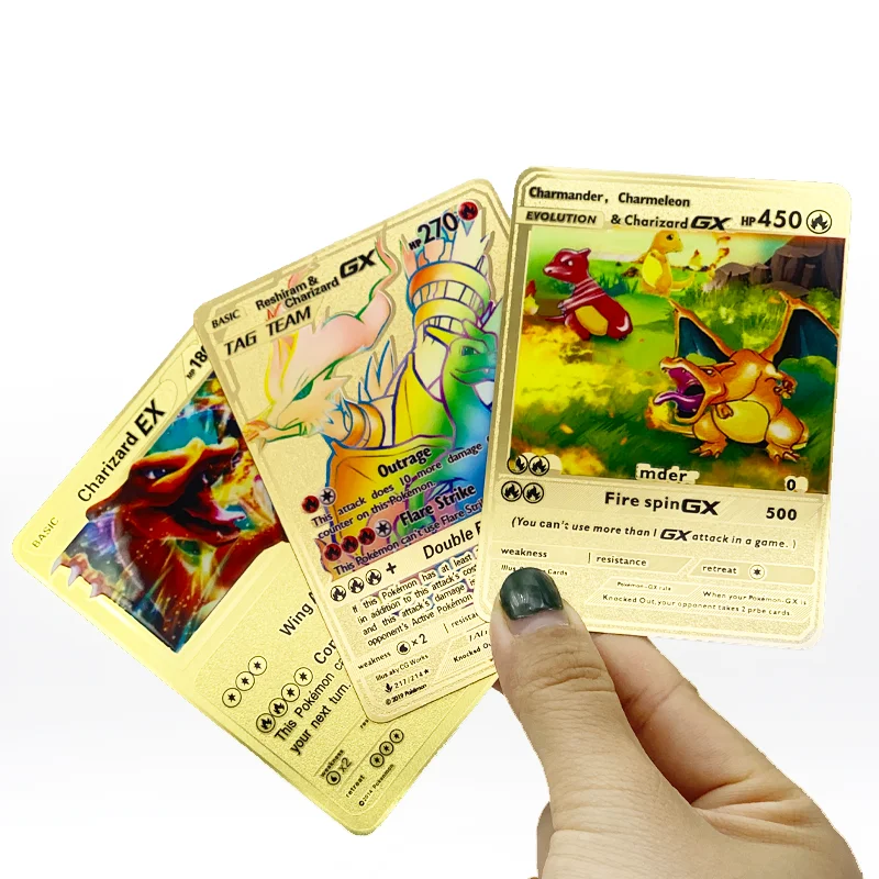 

SHINY charizard gx cards For Pikachu Flash Trading Cards 1996years Charizard Blastoise Venusaur Mewtwo TAG TEAM GX Pokemon TCG