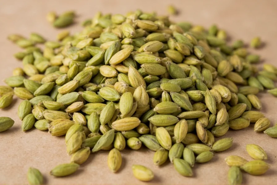 Cardamom Seeds in a Traditional Spice Jar