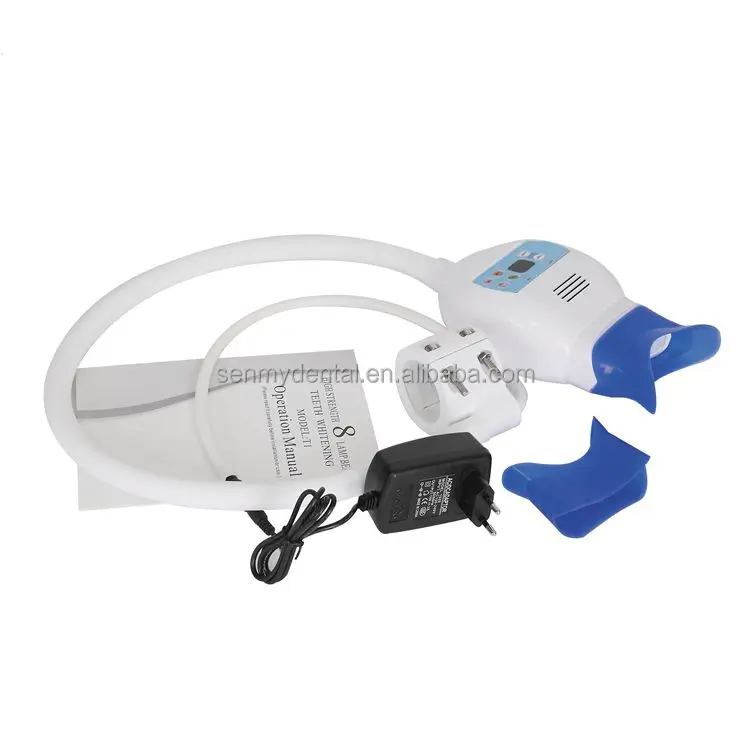 

E404 Dental Equipment Dental Unit Chair Built-in Teeth Whitening Unit, White