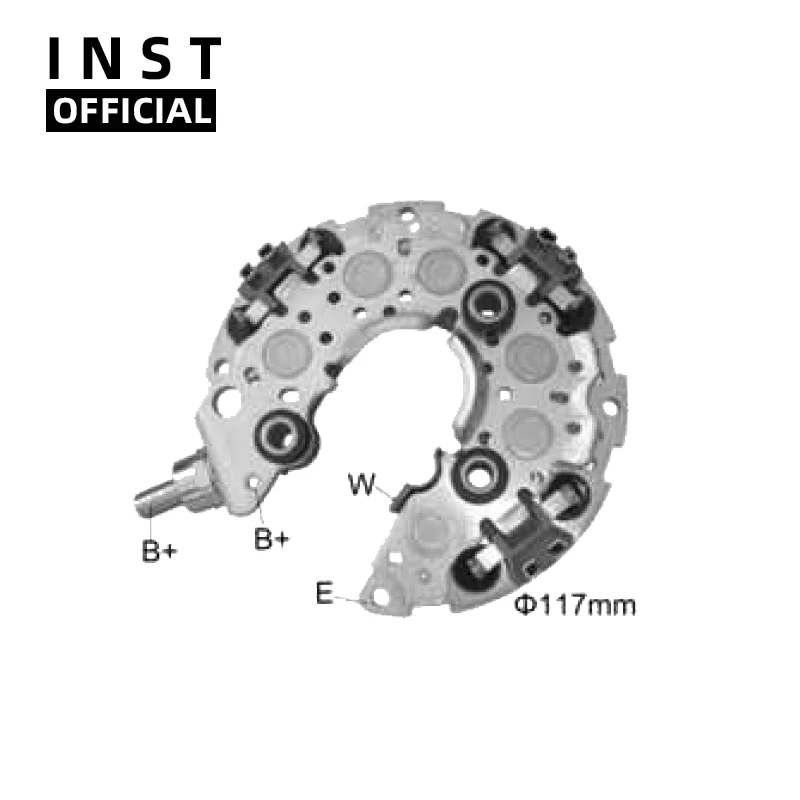 

Alternator Generators Rectifier Bridge Applicable For 12301100 / NPD11706AL RN-39 237607 INR437