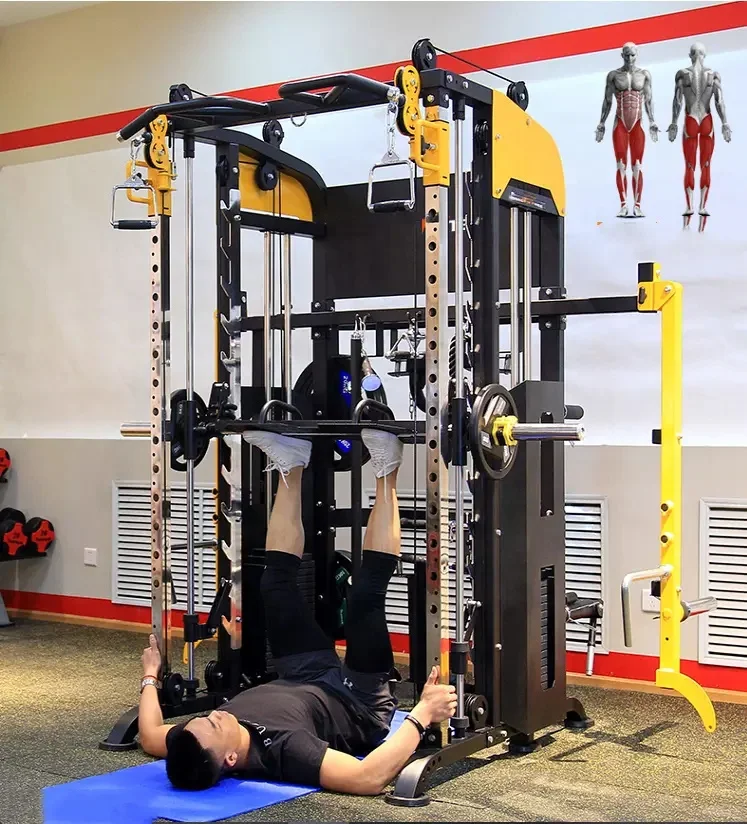 
New Design Commercial Gym Multi function Equipment Smith Machine Power Rack 