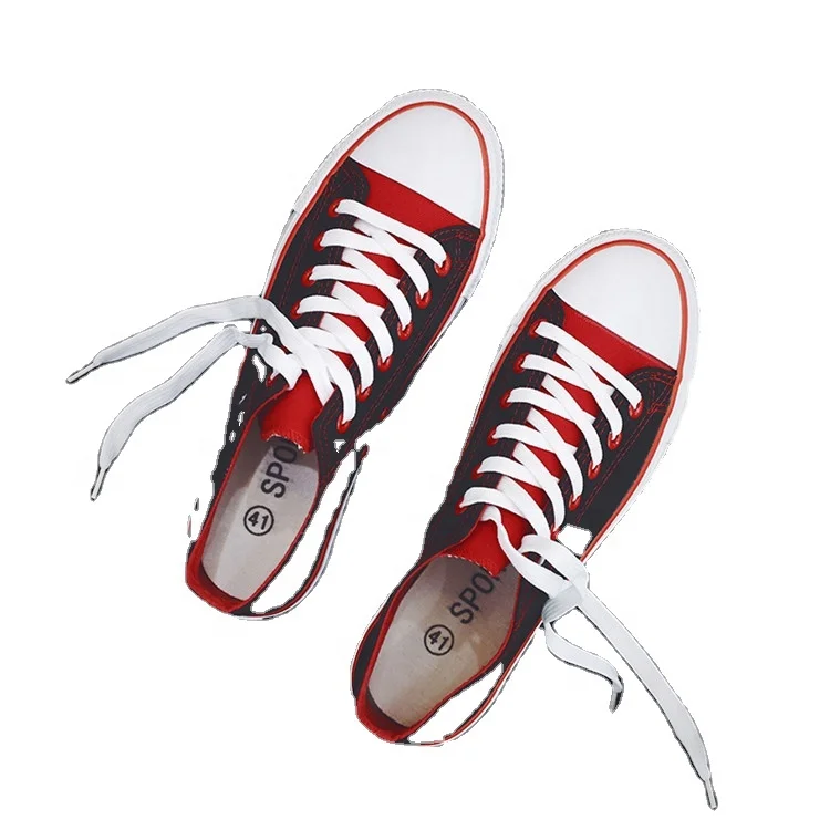 

wholesale canvas trendy shoes breathable women's casual shoes cushioning men's casual shoes, Black