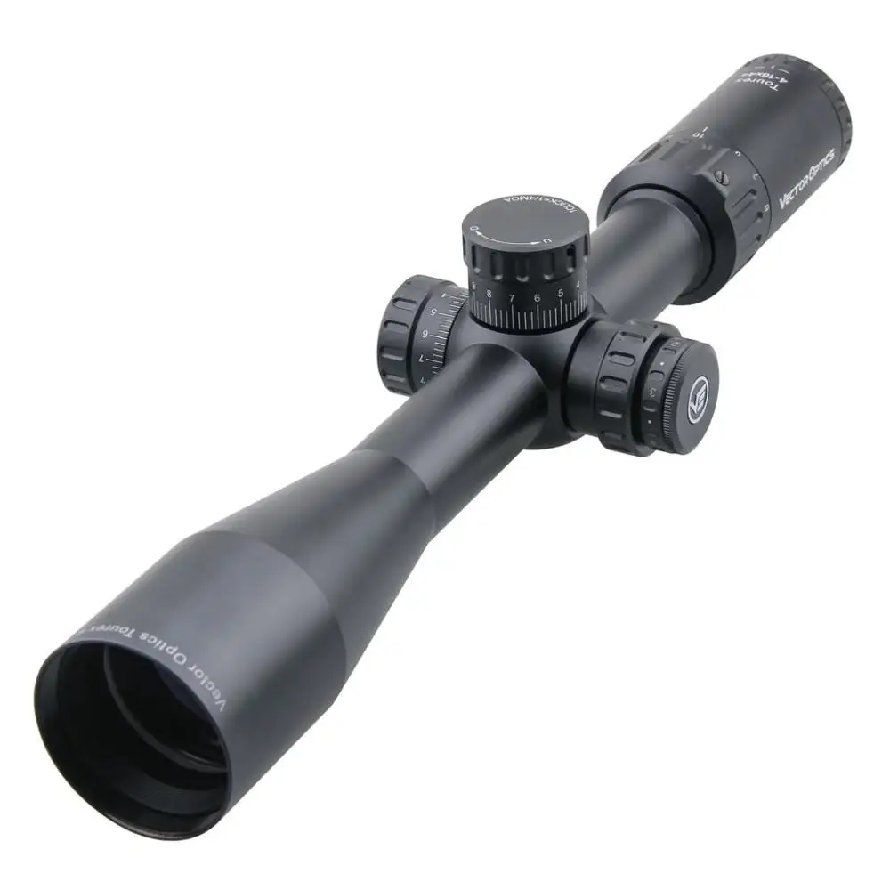 Vector Optics 4-16x44 hunting riflescope with zero stop turret waterproof shockproof lock system MOA adjustment Ethed Reticle