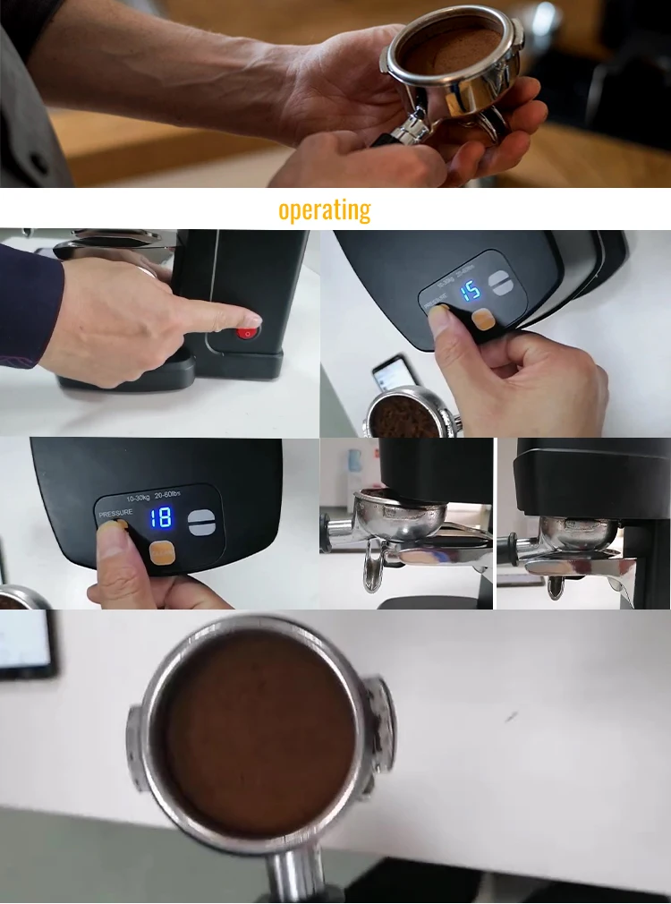 Cafemasy New Arrival Electric Coffee Tamper Machine Automatic Coffee