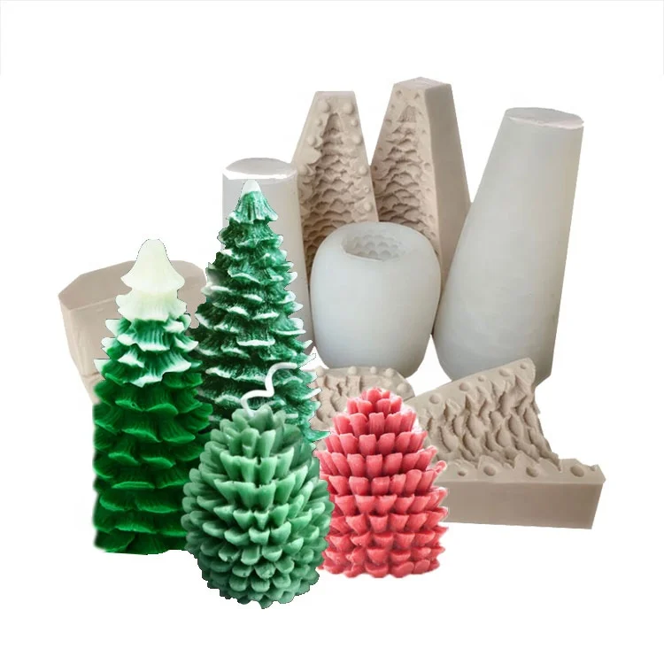

Moldes De Silicona Para Velas Resina Cake tools silicone molds DIY 3D Pine Cone Candle Mould Silicone Candle Mold, Customized color