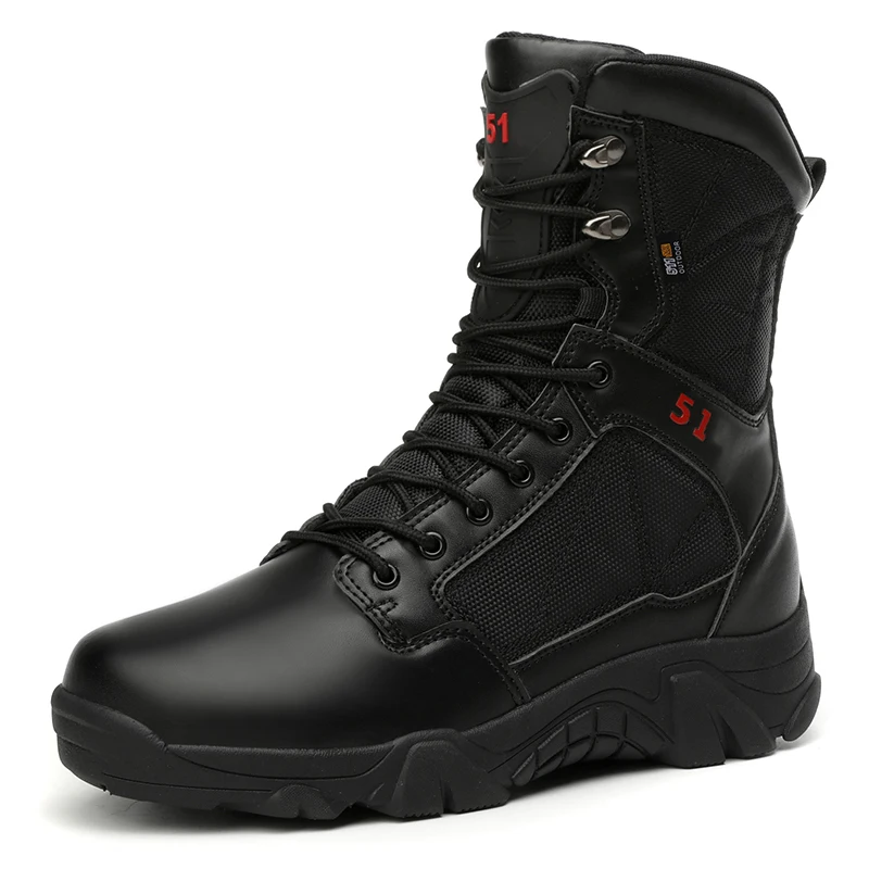 

Manufacturers leather desert combat army shoes boots men's tactical military boots for men