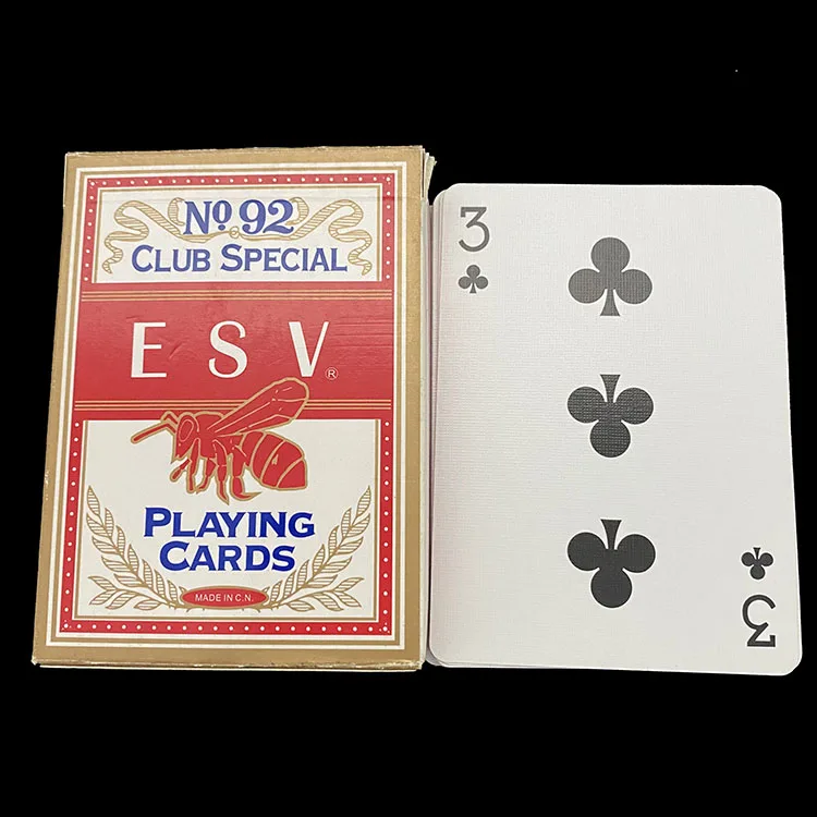 

100% suit of pure plastic playing cards