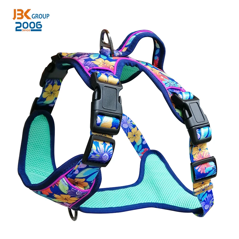 

pet dog harness with polyester dog leash set amazon Reflective Pet Dog Harness LOw MOQ, Custom color dog collar