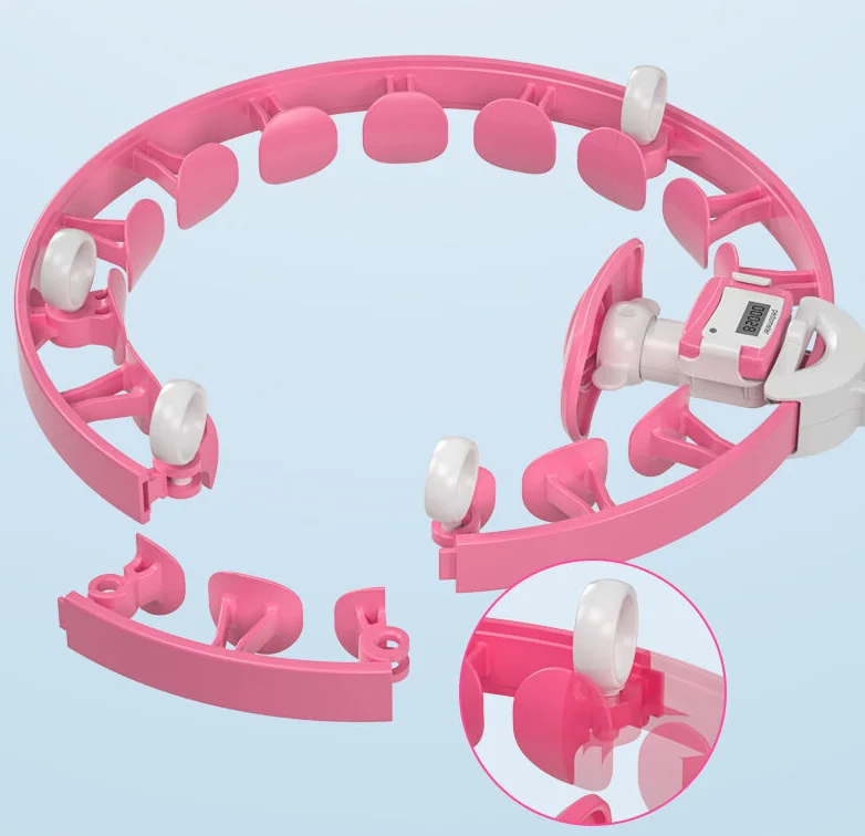 

Factory Wholesale waist massage fitness Exercise weighted Eco-Friendly Fitnsss Exercise counter digital Sport Smart hula ring, Multi colors