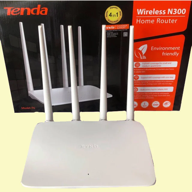 

Original Tenda F6 wifi 4g lte wireless router with 4 external antenna WISP repeating Mode English Version wireless router tenda